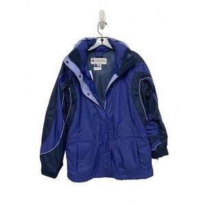 Columbia Sportswear Waterproof Camping Rain Jacket Women's Small Purple